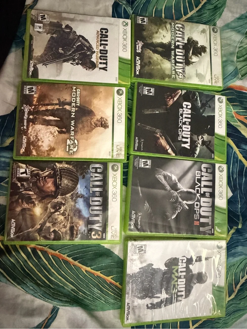 Vintage Call of Duty Xbox 360 Game Bundle – 7 Games